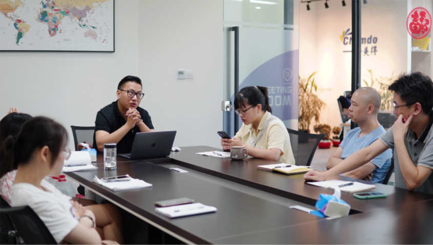 Chemdo’s morning meeting on August 22nd !