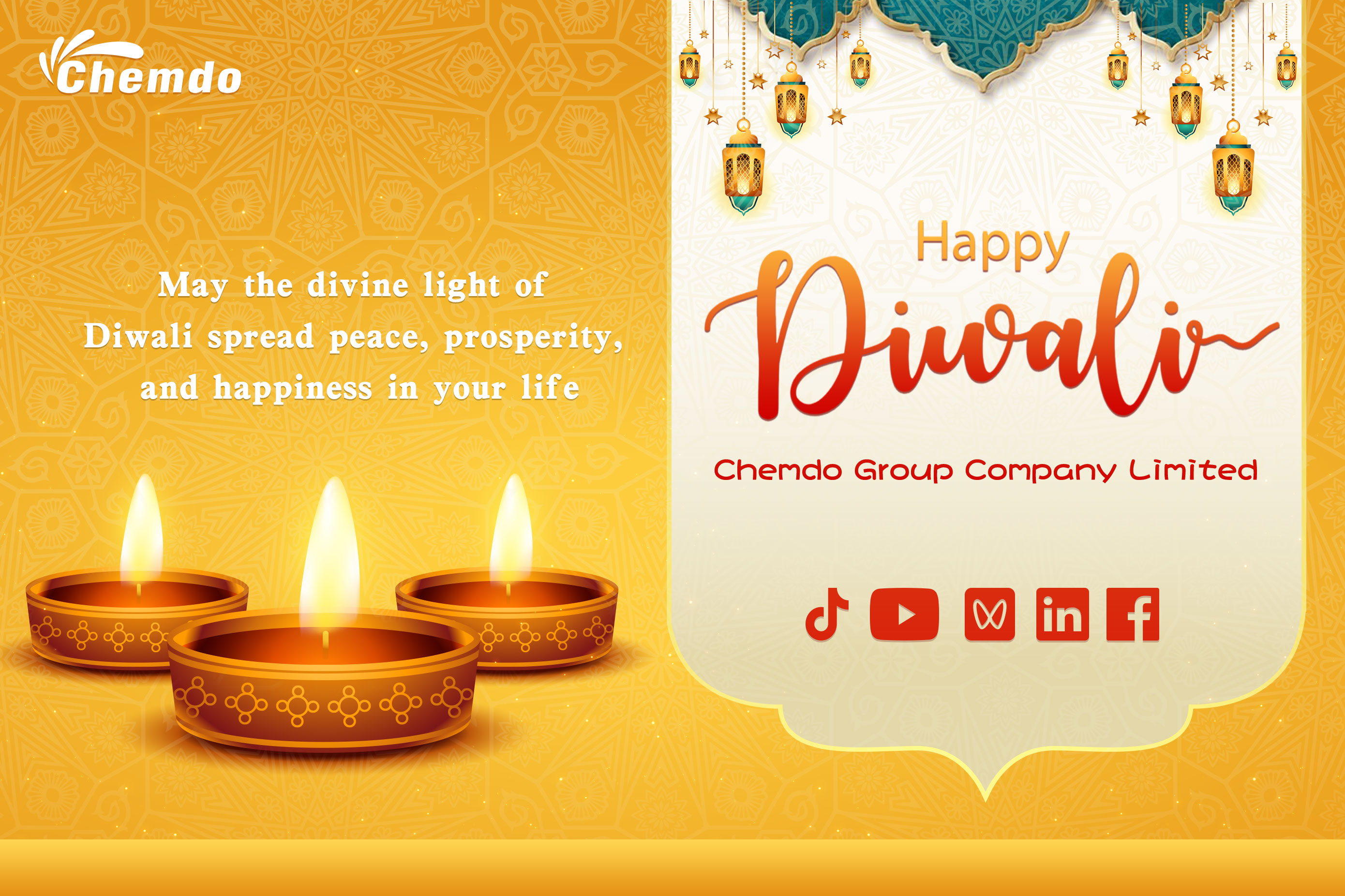 Chemdo Wishes You a Happy Diwali